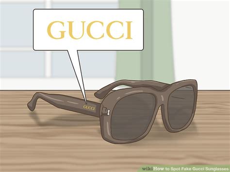 how to spot fake gucci sunglasses with pictures wikihow|real authentic gucci sunglasses.